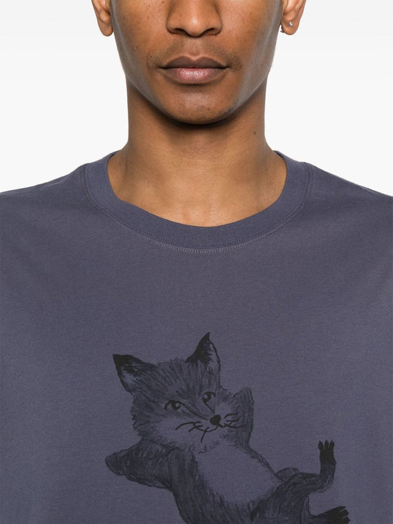 MAISON KITSUNE' T-shirts and Polos Purple