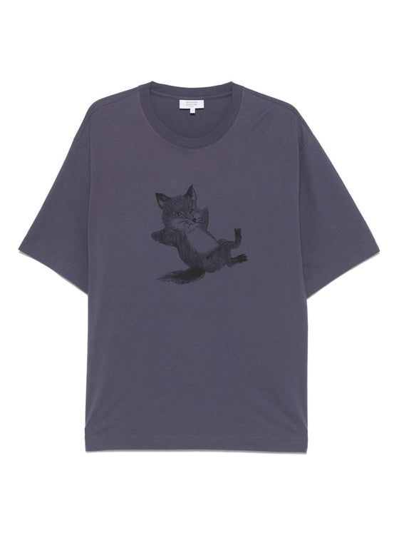 MAISON KITSUNE' T-shirts and Polos Purple