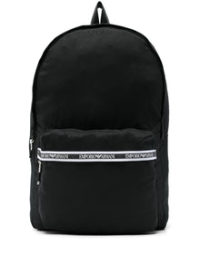  Emporio Armani logo-tape backpack