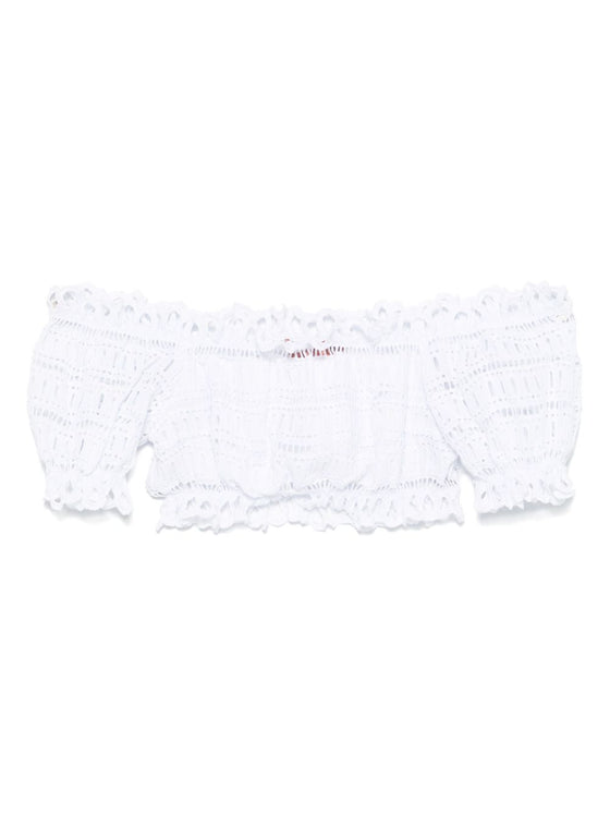 Ermanno Scervino Off-shoulder Lace-detail top