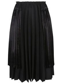  Comme Des Garcons Pleated midi skirt