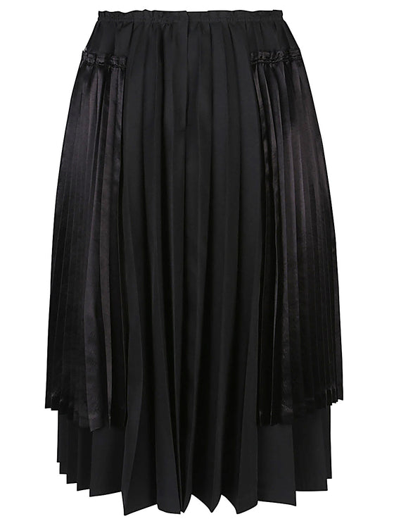 Comme Des Garcons Pleated midi skirt