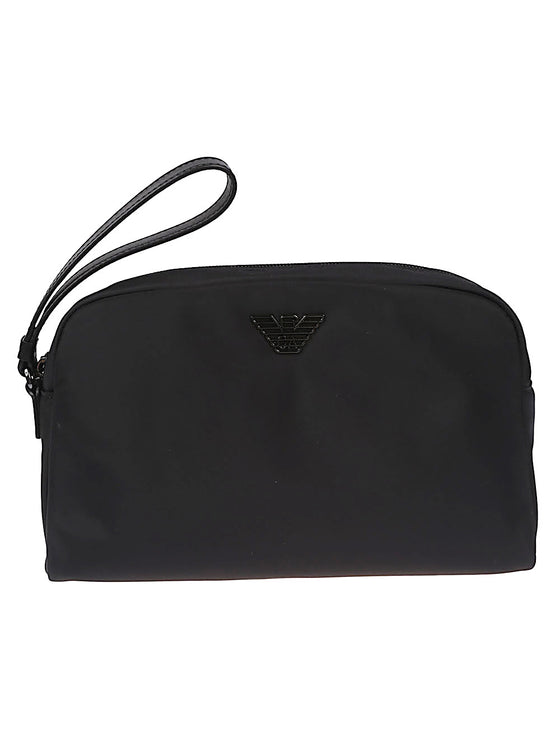 Emporio Armani Logo nylon beauty-case