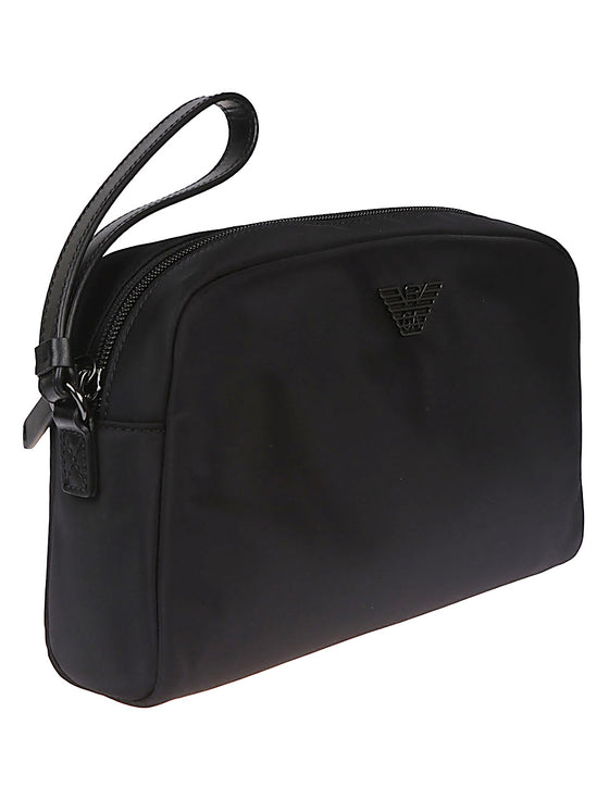 Emporio Armani Logo nylon beauty-case