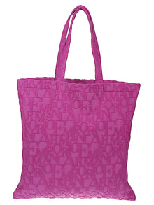  Emporio Armani Beachwear shopper in bold 3D ASV logo fabric