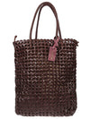 VIPERA Trim leather tote bag