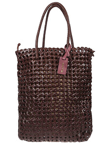  VIPERA Trim leather tote bag