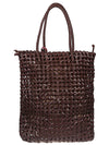 VIPERA Trim leather tote bag
