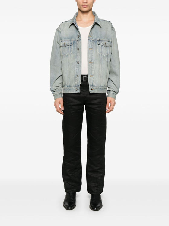 Saint Laurent  Coats Blue