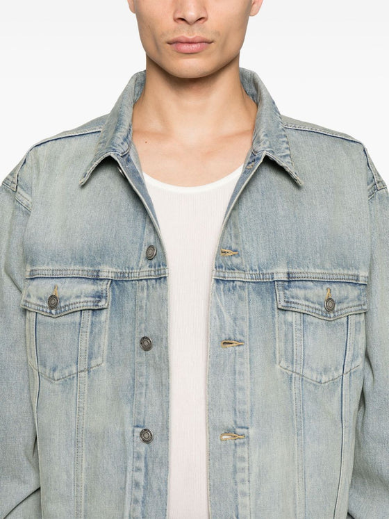 Saint Laurent  Coats Blue