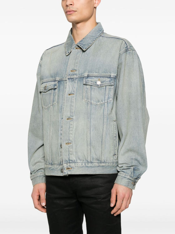 Saint Laurent  Coats Blue