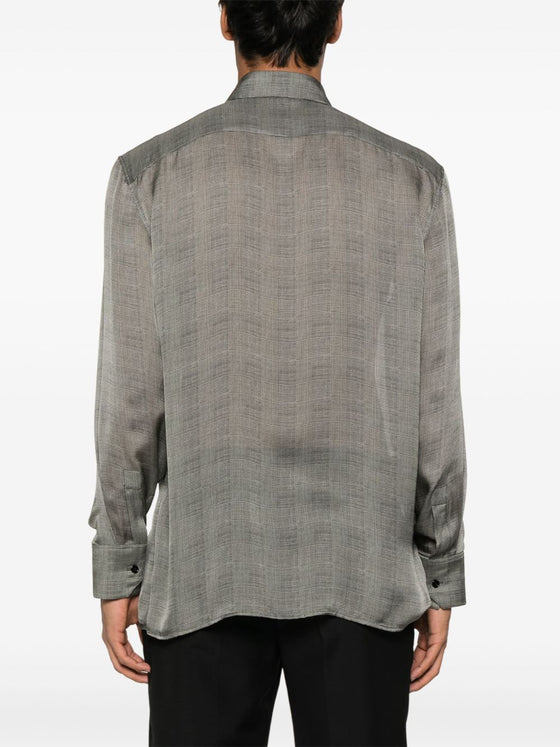 Saint Laurent  Shirts Grey
