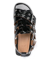 Ganni eyelet-detailing sandals