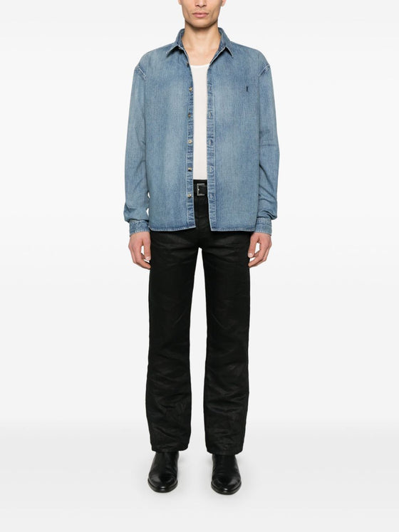 Saint Laurent  Shirts Clear Blue