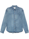 Saint Laurent  Shirts Clear Blue