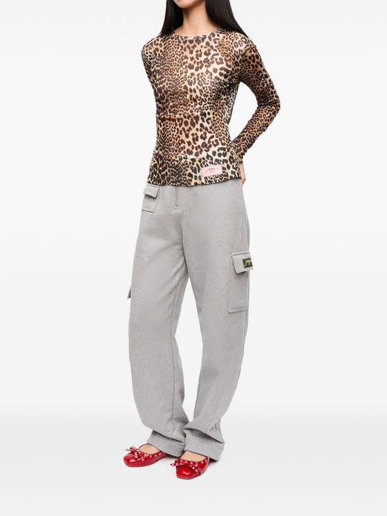 GANNI T-shirts and Polos Brown