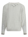 Brunello Cucinelli Sweaters White