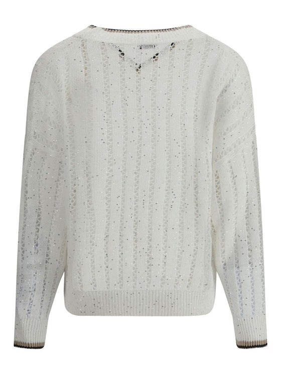 Brunello Cucinelli Sweaters White