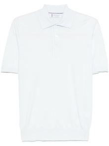  Brunello Cucinelli T-shirts and Polos Clear Blue