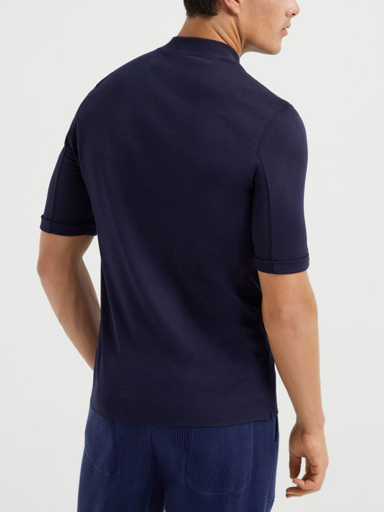 Brunello Cucinelli T-shirts and Polos Blue