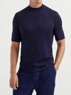 Brunello Cucinelli T-shirts and Polos Blue