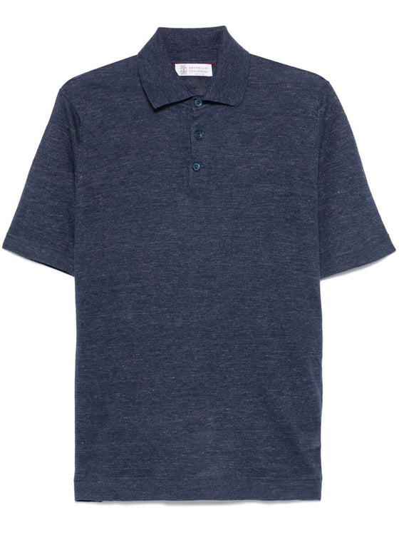 Brunello Cucinelli T-shirts and Polos Blue