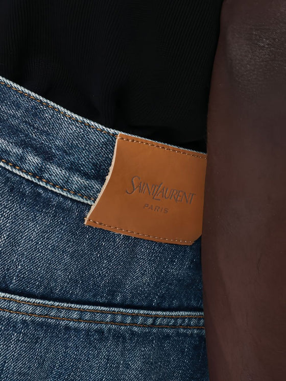 Saint Laurent High Rise Denim Jeans