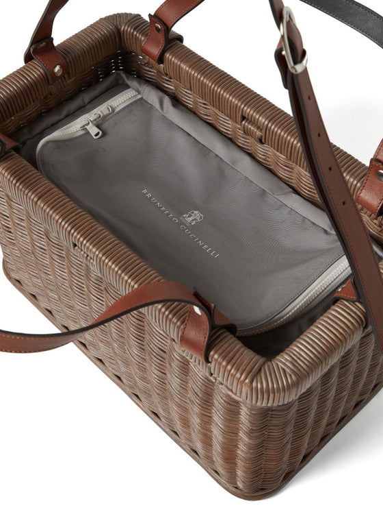 Brunello Cucinelli Wicker basket bag