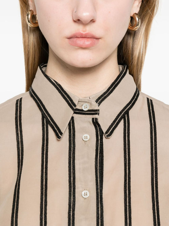Brunello Cucinelli Shirts Brown