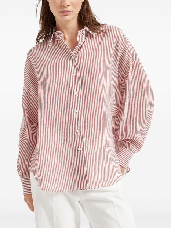 Brunello Cucinelli Shirts Bordeaux