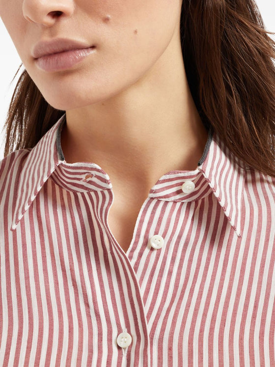 Brunello Cucinelli Shirts Bordeaux
