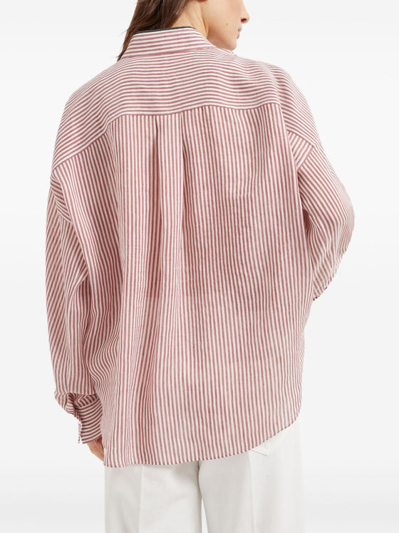 Brunello Cucinelli Shirts Bordeaux