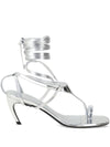 THE ATTICO FASHION Sandals Silver