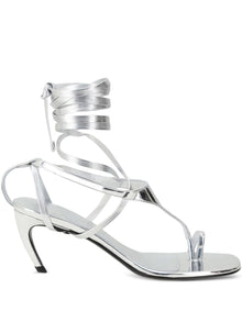  THE ATTICO FASHION Sandals Silver