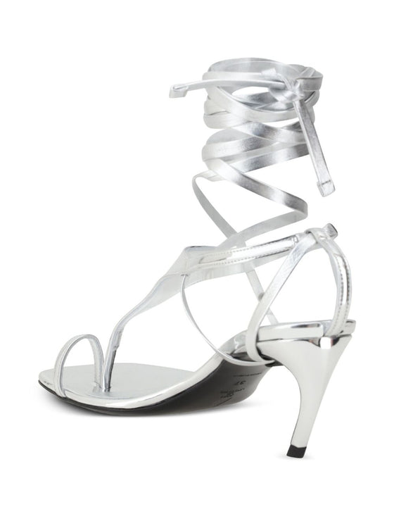 THE ATTICO FASHION Sandals Silver