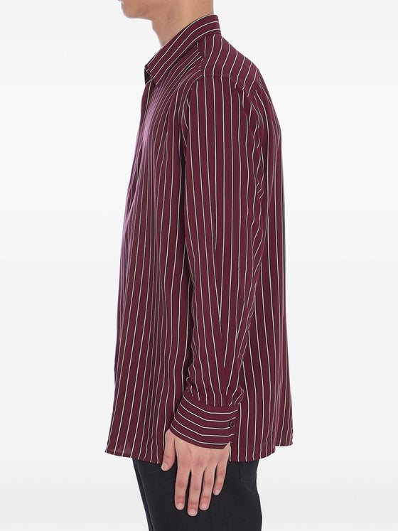 Saint Laurent  Shirts Bordeaux