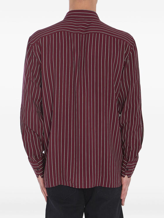 Saint Laurent  Shirts Bordeaux