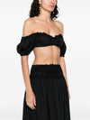 Ermanno Scervino Off-shoulder Lace detail cotton top