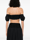 Ermanno Scervino Off-shoulder Lace detail cotton top