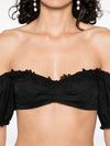Ermanno Scervino Off-shoulder Lace detail cotton top