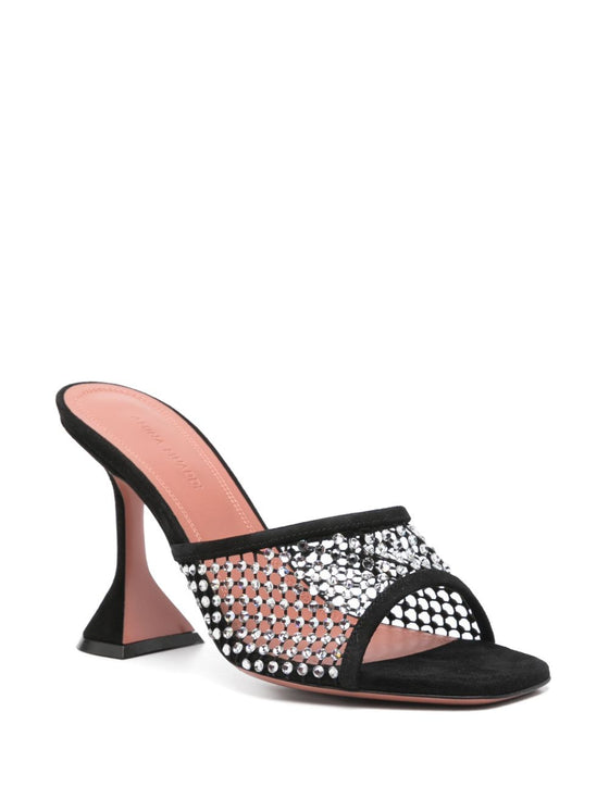 Amina Muaddi Sandals Black