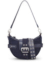 Ganni Buckle small denim cross-body bag