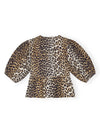 GANNI Top Brown