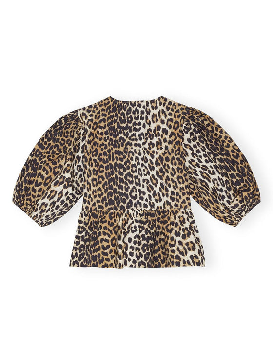 GANNI Top Brown