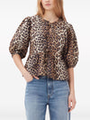GANNI Top Brown