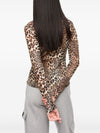 Ganni Leopard print t-shirt