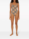Burberry check-pattern swimsuit