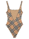 Burberry check-pattern swimsuit