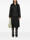 Burberry Tailored jacket with quilted high collar