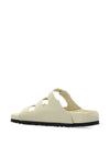 Birkenstock Florida Fresh Natural Leather Patent - High-Shine Ecru